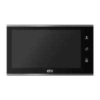 CTV-M2702MD (Черный) Монитор цветного видеодомофона