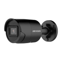 Hikvision DS-2CD2043G2-IU (4mm) (под покраску) Черная 4Мп уличная цилиндрическая IP камера