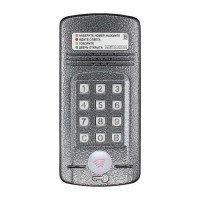 Метаком МК2008.2-MFEN Блок вызова аудио, координатный, сетевой, считыватель карт формата Mifare, 300