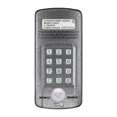 Метаком МК2008.2-MFEN Блок вызова аудио, координатный, сетевой, считыватель карт формата Mifare, 300
