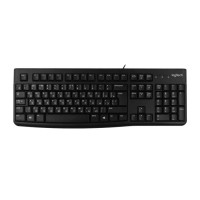 920-002522 Клавиатура Logitech K120, USB, мембранная, черный