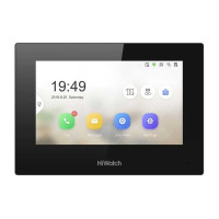 HiWatch VDP-H3212WB гибридный IP видеодомофон с Wi-Fi сенсорный 7" черный