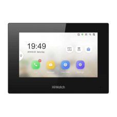 HiWatch VDP-H3212WB гибридный IP видеодомофон с Wi-Fi сенсорный 7" черный