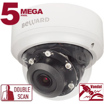 Новинка! 5 Мп антивандальная IP-камера BEWARD BD4780DV, съемка на морозе до -55°С