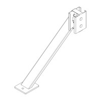 PERCo-MB-16.9 Упор для стоек секции ограждения