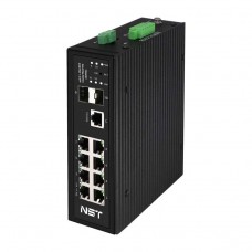 NST NS-SW-8G2G-PL/IM Промышленный управляемый (L2+) HiPoE коммутатор Gigabit Ethernet