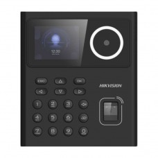 Hikvision DS-K1T320MFWX Терминал доступа с распознаванием лиц Mifare 1K и отпечатки пальцев, c Wi-Fi
