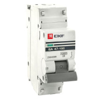 ЭКФ PROxima mcb4763-1-06B-pro Выкл.автомат. ВА 47-63 1P 6А (B) 4,5кА