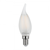 Лампа светодиодная LED-СВЕЧА НА ВЕТРУ-deco 7Вт 230В Е14 4000К 630Лм матовая IN HOME