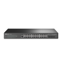 TP-Link TL-SG3428X Управляемый коммутатор JetStream уровня 2+ с 24 гигабитными портами RJ45 и 4 порт