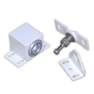 Promix-SM102.10 white Накладной миниатюрный универсальный замок электромеханический