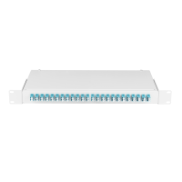 NIKOMAX NMF-RP48LCUS2-WS-ES-1U-GY Оптический кросс 19", 1U, укомплектованный на 48 портов LC/UPC