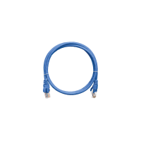 NIKOMAX NMC-PC4UD55B-020-C-BL Коммутационный шнур U/UTP 4 пары, Кат.5е, LSZH нг(А)-HFLTx, синий, 2м