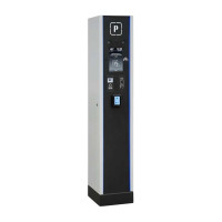 PERCo-PP-02P Выездная стойка со встроенным терминалом оплаты