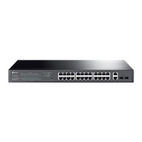 TP-Link TL-SG1428PE Коммутатор Easy Smart с 26 гигабитными портами RJ45 (24 порта PoE+) и 2 портами