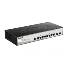 D-Link DL-DGS-1210-10/ME/B2A Управляемый L2 коммутатор с 8 портами 10/100/1000Base-T