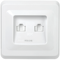 IEK Вега EKV25-K01-DM Розетка компьютерная