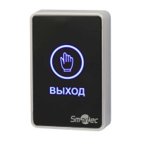 Smartec ST-EX020LSM-BK Кнопка выхода сенсорная накладная пластик черная