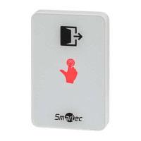 Smartec ST-EX410L-WT Кнопка сенсорная, накладная, белая, НЗ/НР контакты, размер: 86х55х12 мм