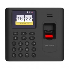Hikvision DS-K1A802AEF-B Терминал учета рабочего времени со встроенными считывателями EM карт и отпечатков пальцев