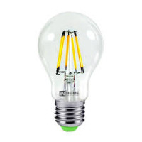 Лампа светодиодная LED-A60-deco 9Вт 230В Е27 3000К 810Лм прозрачная IN HOME