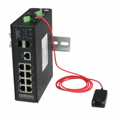 Osnovo SW-70802/ILS Промышленный управляемый (L2+) коммутатор Gigabit Ethernet на 8GE RJ45 + 2 GE SF