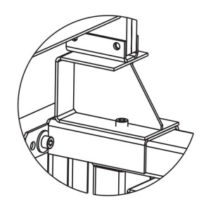 PERCo-RF01 0-09 Кронштейн для стыковки турникета с крышей
