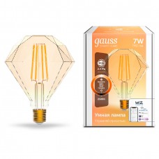 Gauss Smart Home 1350112 Лампа Filament Diamond 7W 2500К E27 диммируемая LED