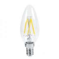Лампа светодиодная LED-СВЕЧА-deco 5Вт 230В Е14 4000К 450Лм прозрачная IN HOME