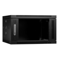 NTSS-W6U6045GS-BL 19" настенный шкаф ПРЕМИУМ 6U 600×450×370 мм