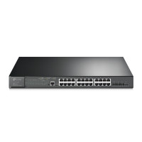 TP-Link TL-SG3428XMP Управляемый коммутатор JetStream уровня 2+ с 24 гигабитными портами RJ45 и 4 по
