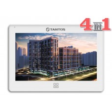 Tantos Stark (White) HD Видеодомофон цветной 10,1 дюймов, с поддержкой форматов CVBS и AHD/CVI/TVI