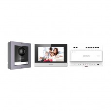Hikvision DS-KIS702-P(B) Комплект 2-х проводного видеодомофона