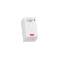 NIKOMAX NMC-MB1P-ST-WT Корпус настенной розетки, 1 порт