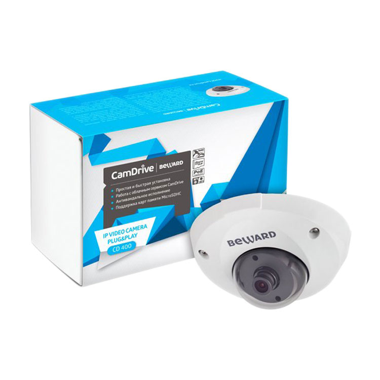 BEWARD CamDrive CD400 1 Мп Купольная IP камера
