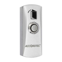 AccordTec AT-H805A LED  Кнопка выхода металлическая накладная c LED подсветкой, НО/НЗ
