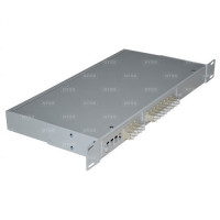 NTSS-RFOB-PM-1U-12-2LC/U-50-SP1.5G1A-BL Кросс 19" NTSS PREMIUM, предсобранный 1U, 12 портов LC/UPC d