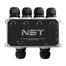 NST NS-EXSW-5GP/W Уличный Ultra PoE удлинитель - коммутатор Gigabit Ethernet