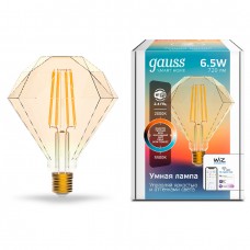 Gauss Smart Home 1370112 Лампа Filament Diamond 6,5W E27 изм.цвет.темпр.+дим. LED