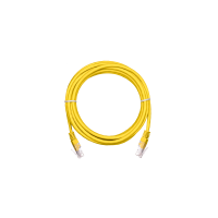 NETLAN EC-PC4UD55B-BC-PVC-020-YL Коммутационный шнур U/UTP 4 пары, Кат.5е (Класс D) многожильный, BC