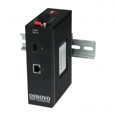 Osnovo OMC-1000-11HX/I Промышленный компактный  медиаконвертер