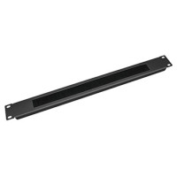 NTSS-BO-1U-BL 19" Щеточный органайзер 1U черный