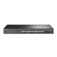 TP-Link TL-SG3428 Управляемый коммутатор JetStream уровня 2+ с 24 гигабитными портами RJ45 и 4 порта