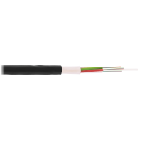 NIKOLAN NKL-F-008A1S-06B-BK Кабель волоконно-оптический, 8 волокон, 9/125мкм, внешний, черный (бухта)