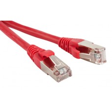 Hyperline PC-LPM-STP-RJ45-RJ45-C5e-1M-LSZH-RD Патч-корд F/UTP, экранированный, Cat.5е, LSZH, 1 м, красный