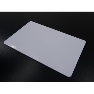 Смарт карта белая (54х86) 0,80мм с чипом MF 1K без номера тонкая