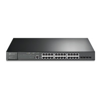 TP-Link TL-SG3428MP Управляемый коммутатор JetStream уровня 2+ с 24 гигабитными портами PoE+ и 4 пор