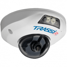 Trassir TR-D4121IR1 v3 2.8мм Миниатюрная купольная вандалозащищенная 2Мп IP-камера