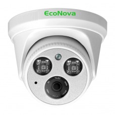 EcoNova-0377 Внутренняя купольная IP54 FullHD IP камера