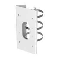 Hikvision DS-1475ZJ-SUS Крепление на столб белое нержавеющая сталь
